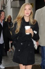 AMANDA SEYFRIED Arrives at BBC Radio 1 Studios in London