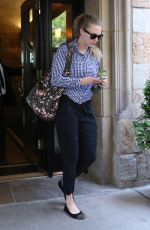 AMANDA SEYFRIED Leaves Her Apartment in New York