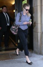 AMANDA SEYFRIED Leaves Her Apartment in New York