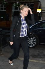 AMANDA SEYFRIED Out to Dinner in London