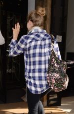 AMANDA SEYFRIED Outside Claridges Hotel in London