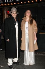AMBER HEARD and Johnny Depp at the Cabaret Opening Night in New York