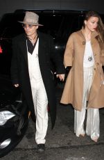 AMBER HEARD and Johnny Depp at the Cabaret Opening Night in New York