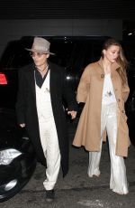 AMBER HEARD and Johnny Depp at the Cabaret Opening Night in New York