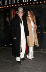 AMBER HEARD and Johnny Depp at the Cabaret Opening Night in New York