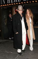 AMBER HEARD and Johnny Depp at the Cabaret Opening Night in New York