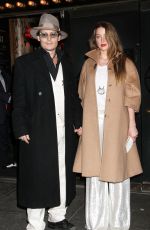 AMBER HEARD and Johnny Depp at the Cabaret Opening Night in New York