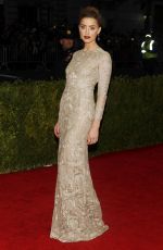 AMBER HEARD at MET Gala 2014 in New York
