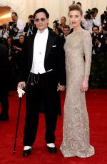 AMBER HEARD at MET Gala 2014 in New York