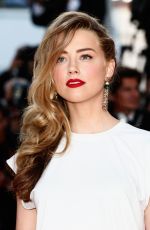 AMBER HEARD at Two Days, one Night Premiere at Cannes Film Festival