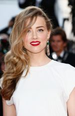 AMBER HEARD at Two Days, one Night Premiere at Cannes Film Festival
