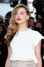 AMBER HEARD at Two Days, one Night Premiere at Cannes Film Festival