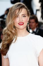 AMBER HEARD at Two Days, one Night Premiere at Cannes Film Festival
