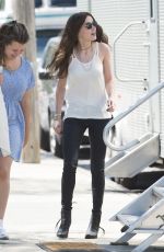 AMBER HEARD on the Set of The Adderall Diaries in New York