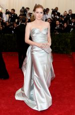 AMY ADAMS at MET Gala 2014 in New York
