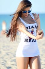 ANAIS ZANOTTI in Bikini Bottoms on the Beach in Miami