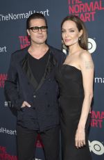 ANGELINA JOLIE nad Brad Pitt at The Normal Heart Premiere in New York