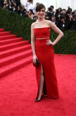 ANNE HATHAWAY at MET Gala 2014 in New York