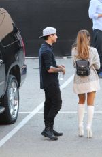 ARIANA GRANDE and Jai Brooks Kisses Outside 2014 iHeartradio Awards