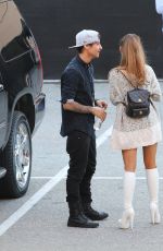 ARIANA GRANDE and Jai Brooks Kisses Outside 2014 iHeartradio Awards