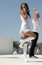 ARIANA GRANDE Performs at Born Free Africa Mother’s Day Family Carnival in New York