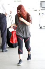 ARIEL WINTER at LAX Airport in Los Angeles