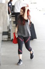 ARIEL WINTER at LAX Airport in Los Angeles