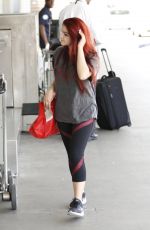 ARIEL WINTER at LAX Airport in Los Angeles