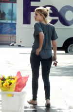 ASHLEY BENSON Out Buys Flowers in Los Angeles