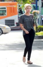 ASHLEY BENSON Out Buys Flowers in Los Angeles