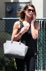 ASHLEY GREENE Heading to a Nail Salon in Studio City