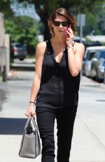 ASHLEY GREENE Heading to a Nail Salon in Studio City