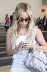 ASHLEY TISDALE at LAX Airport 1905