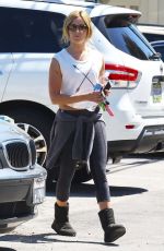 ASHLEY TISDALE Leaves a Yoga Class in Studio City