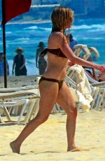 AVRIL LAVIGNE in Bikini at a Beach in Mexico