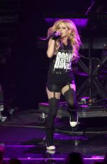 AVRIL LAVIGNE Performs at Concert in Las Vegas