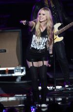 AVRIL LAVIGNE Performs at Concert in Las Vegas