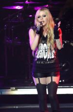 AVRIL LAVIGNE Performs at Concert in Las Vegas