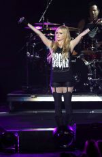 AVRIL LAVIGNE Performs at Concert in Las Vegas