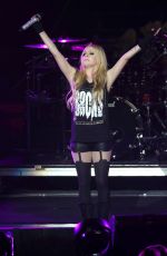 AVRIL LAVIGNE Performs at Concert in Las Vegas