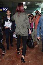 BARBARA PALVIN Arrives in Nice