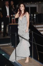 BARBARA PALVIN at Roberto Cavalli Yacht Party at Cannes Film festival