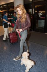 BELLA THORNE at LAX Airport in Los Angeles 2105