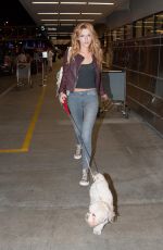 BELLA THORNE at LAX Airport in Los Angeles 2105