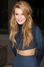 BELLA THORNE at SiriusXM Studios in New York