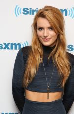 BELLA THORNE at SiriusXM Studios in New York