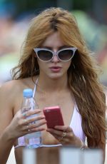 BELLA THORNE in Bikini at a Beach in Miami