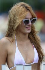 BELLA THORNE in Bikini at a Beach in Miami