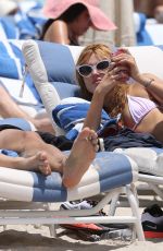 BELLA THORNE in Bikini at a Beach in Miami