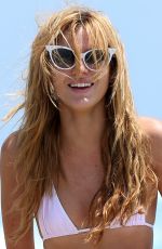 BELLA THORNE in Bikini at a Beach in Miami